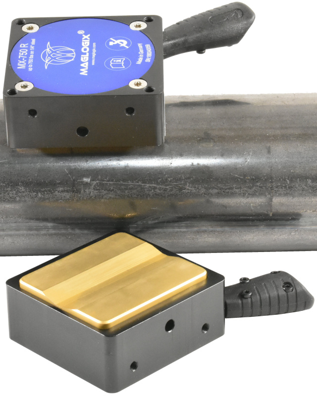 MagnaJig® MX-750.R Base Magnet for Pipe and Flat