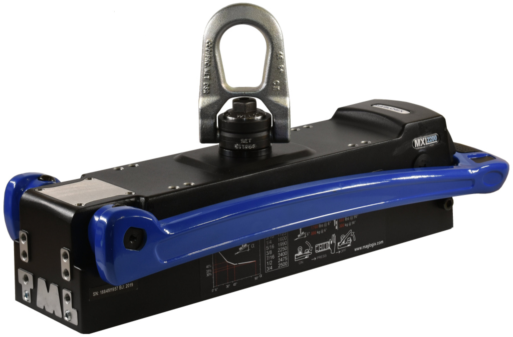 MagnaHoist® MXL-2200 Lifting Magnet w/Swivel Hook