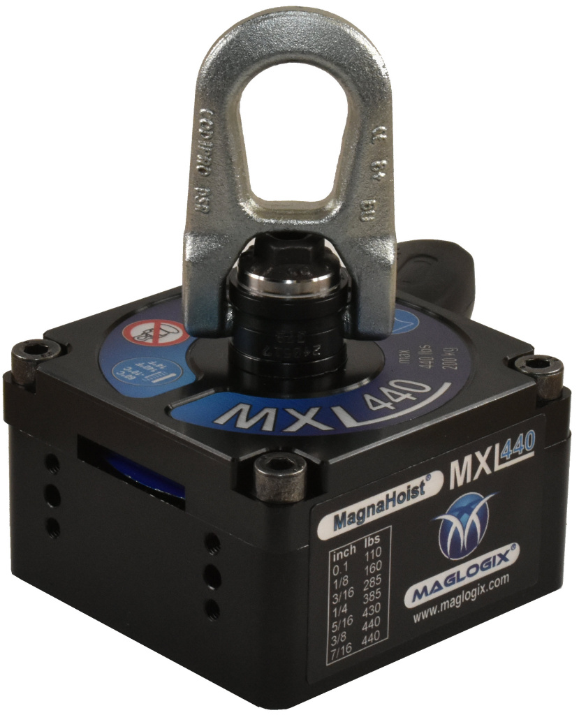 MagnaHoist® MXL-440 Lifting Magnet for Flat w/Swivel Hook